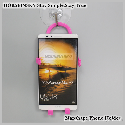 Universal Flexible Silicone Holder Rubber Man Shape Mobile Phone Holder